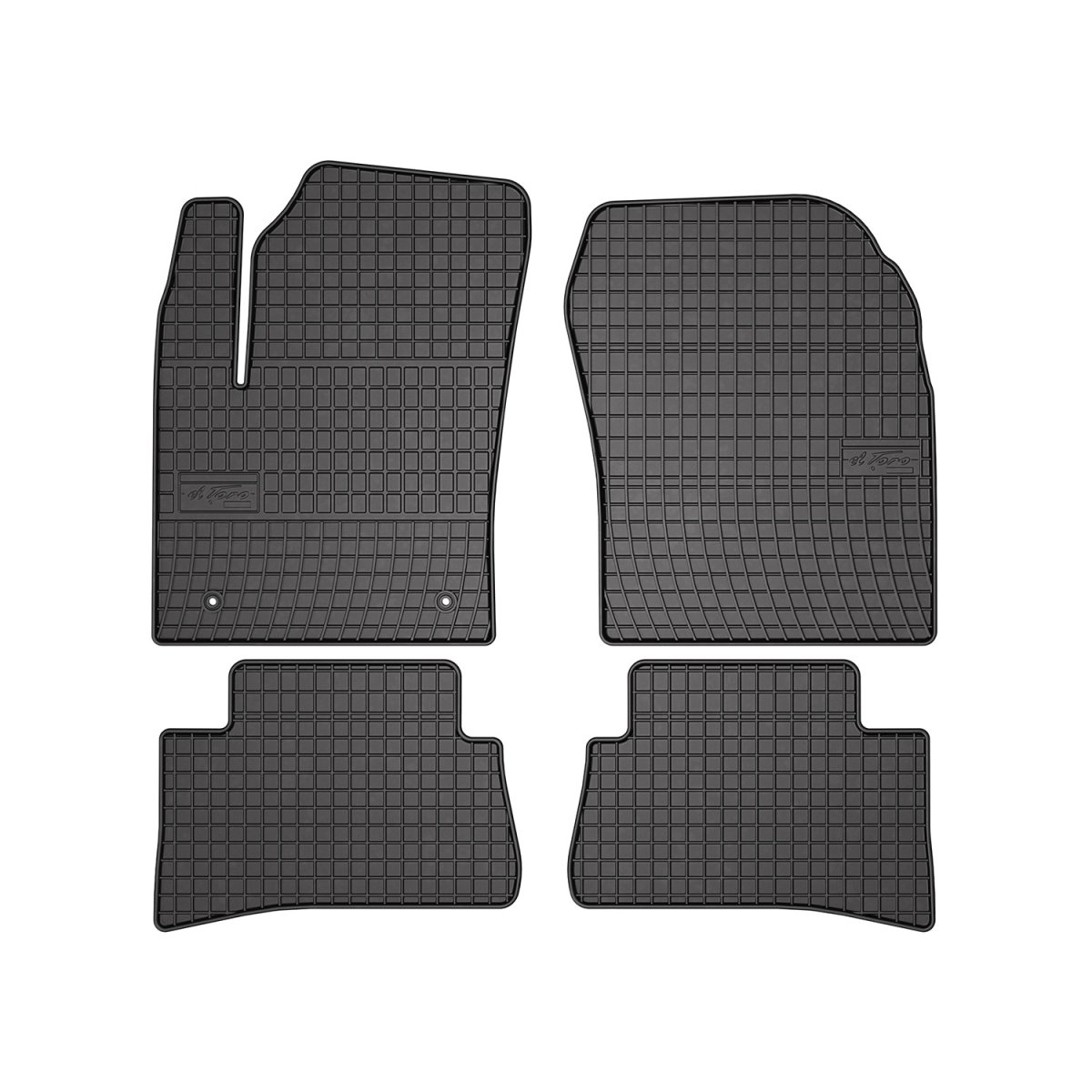 Toyota C-HR Floor Mats - Omac - El Toro - Black - 2018-2022 Toyota C-HR Floor Mats - Omac - El Toro - Black - 2018-2022